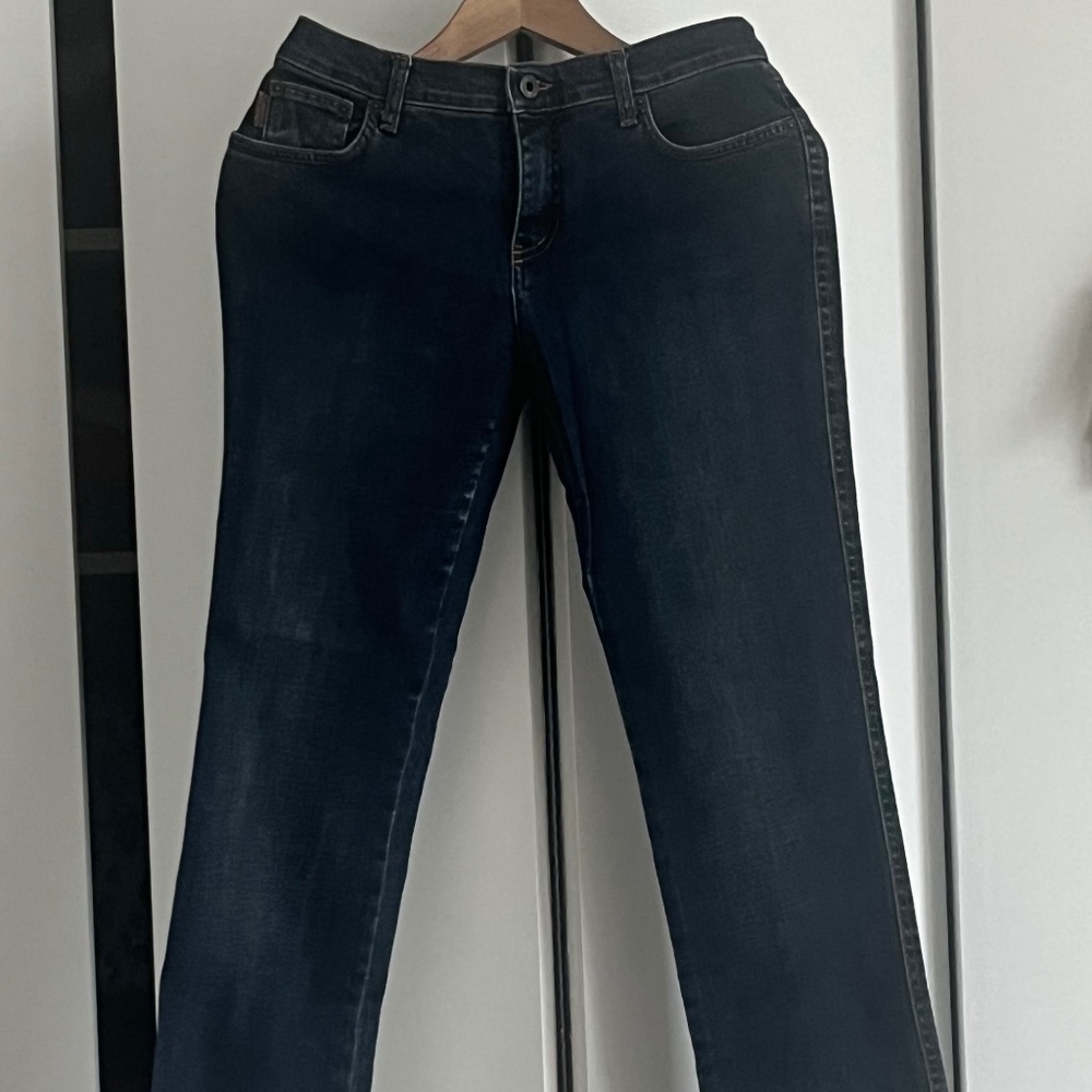Moschino Low Rise Faded Denim Skinny Jeans Sz 29